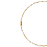 Dorsey - JAMES GRADUATED BEZEL RIVIÈRE NECKLACE IN LAB WHITE SAPPHIRE