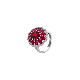 Dorsey - TATE LAB RED SAPPHIRE RING, SILVER