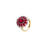 Dorsey - TATE LAB RED SAPPHIRE RING, GOLD