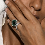 Dorsey - TATE LAB WHITE SAPPHIRE RING, SILVER