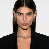 Dorsey - TWO-ROW RIVIÈRE PENDANT IN LAB MOSS GREEN TOURMALINE