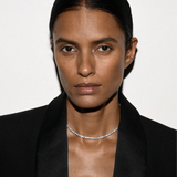 Dorsey - BENNINGTON RIVIÈRE NECKLACE IN LAB WHITE SAPPHIRE
