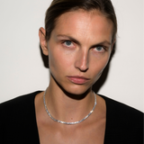 Dorsey - BENNINGTON RIVIÈRE NECKLACE IN LAB WHITE SAPPHIRE