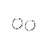 Dorsey - PAVÉ HUGGIE EARRING IN LAB WHITE SAPPHIRE