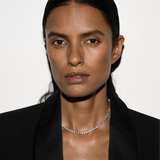 Dorsey - JAMES BEZEL RIVIÈRE NECKLACE IN LAB WHITE SAPPHIRE