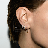 Dorsey - PAVÉ HUGGIE EARRING IN MOISSANITE