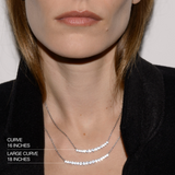 Dorsey - CURVE, LAB GOLD NECKLACE