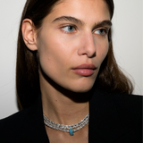 Dorsey - LILIA COLLAR NECKLACE, SILVER