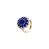 Dorsey - TATE LAB BLUE SAPPHIRE RING, GOLD