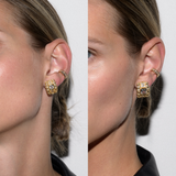 Dorsey - PETITE CRAWFORD EARRINGS IN LAB WHITE SAPPHIRE