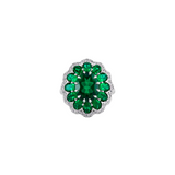 Dorsey - TATE LAB EMERALD RING, SILVER