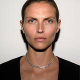 Dorsey - KATE RIVIÈRE NECKLACE IN 4.5MM LAB WHITE SAPPHIRE