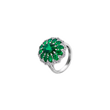 Dorsey - TATE LAB EMERALD RING, SILVER