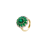 Dorsey - TATE LAB EMERALD RING, GOLD