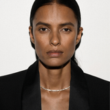 Dorsey - JAMES BEZEL RIVIÈRE NECKLACE IN LAB WHITE SAPPHIRE