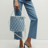 Veronica Beard - Large V-Link Bucket Bag