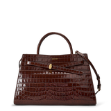 Large Croc-Embossed Veronica Beard Dash Bag