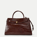 Large Croc-Embossed Veronica Beard Dash Bag