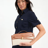 Veronica Beard Canvas Dash Clutch