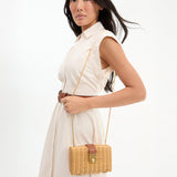 Veronica Beard Lock Box Clutch