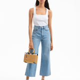 Veronica Beard - Wicker Porto Satchel Bag