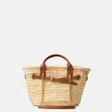 Veronica Beard Raffia Dash Basket Tote