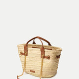Veronica Beard Raffia Dash Basket Tote