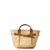 Veronica Beard Raffia Dash Basket Tote