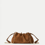 Small Veronica Beard Suede Stash Bag