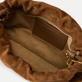 Small Veronica Beard Suede Stash Bag