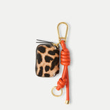 Veronica Beard - Leopard Zip Pouch Bag Charm