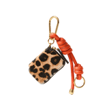 Veronica Beard - Leopard Zip Pouch Bag Charm