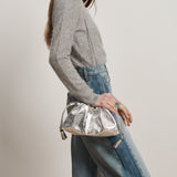 Small Metallic Veronica Beard Stash Bag