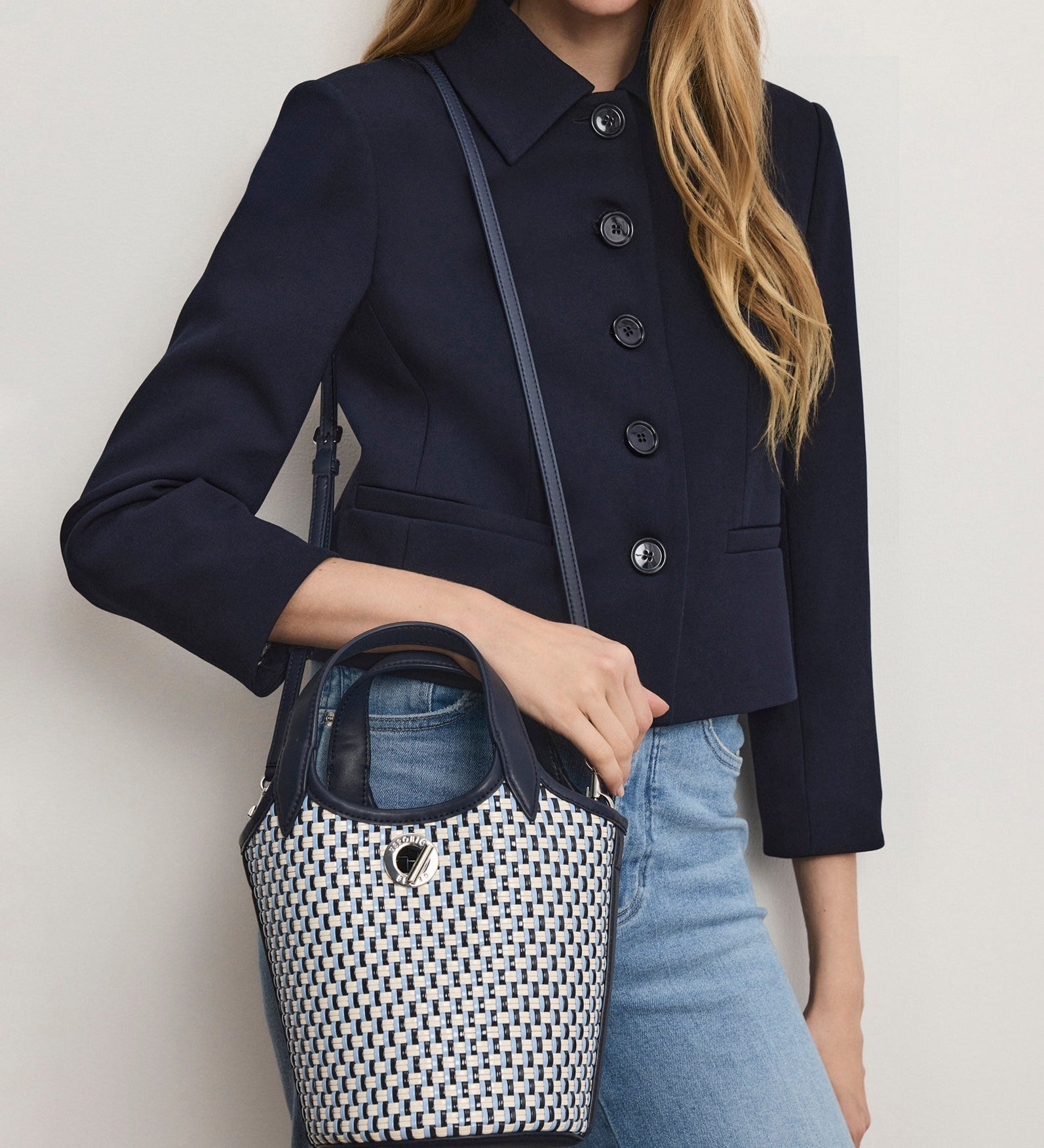 Veronica Beard - Woven Anchor Bag