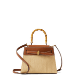 Veronica Beard - Raffia Dash Top - Handle Bag