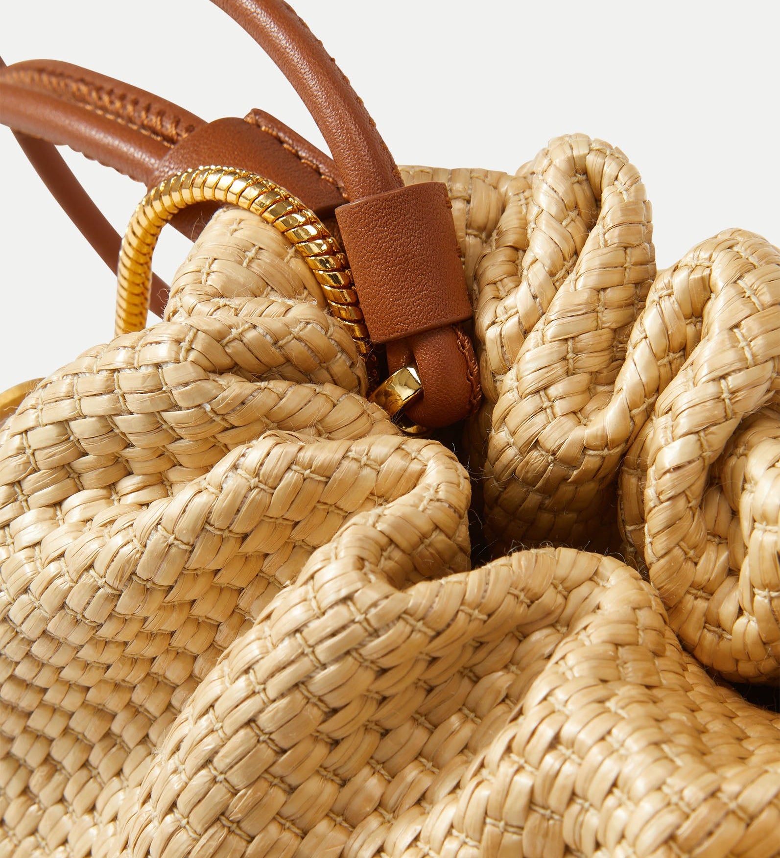 Veronica Beard - Small Veronica Beard Raffia Stash Bag