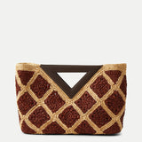 Veronica Beard - Raffia Vesper Clutch