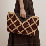 Veronica Beard - Raffia Vesper Clutch