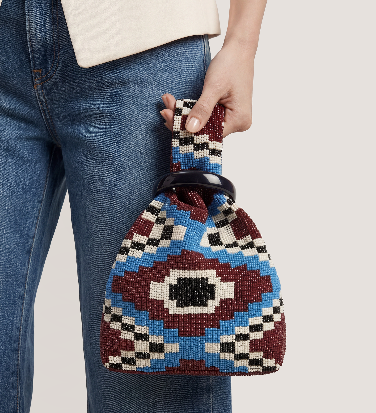 Veronica Beard - Beaded Veronica Beard Swing Clutch
