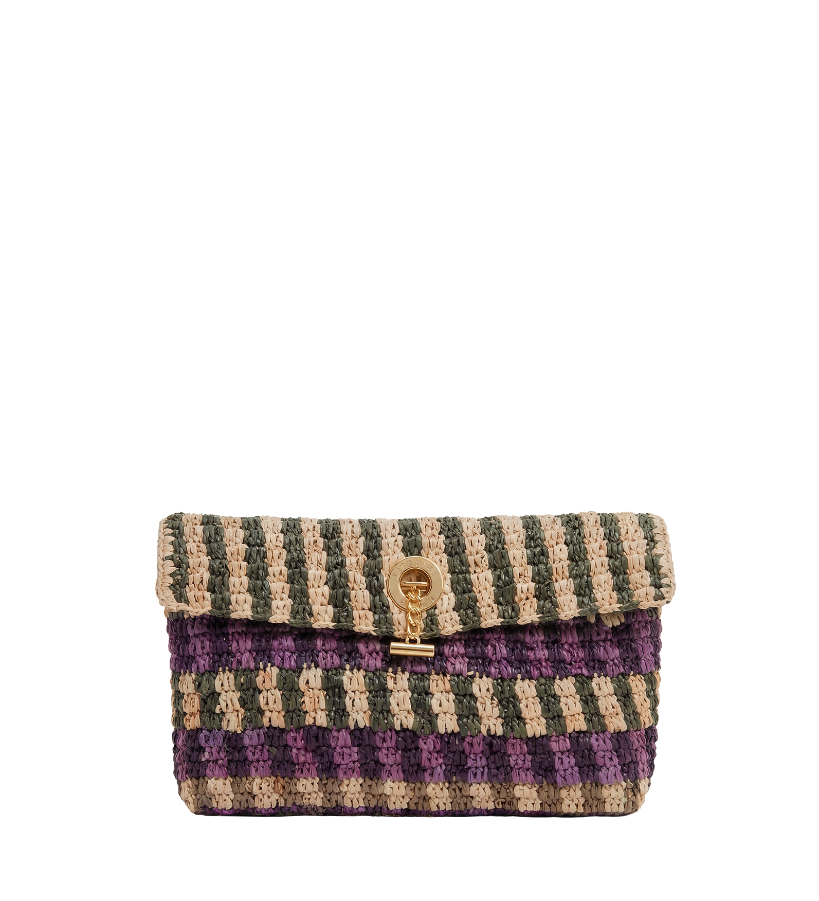 Veronica Beard - Raffia Anchor Clutch