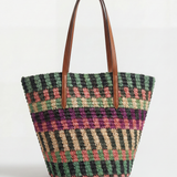 Veronica Beard - Raffia Anchor Basket Tote