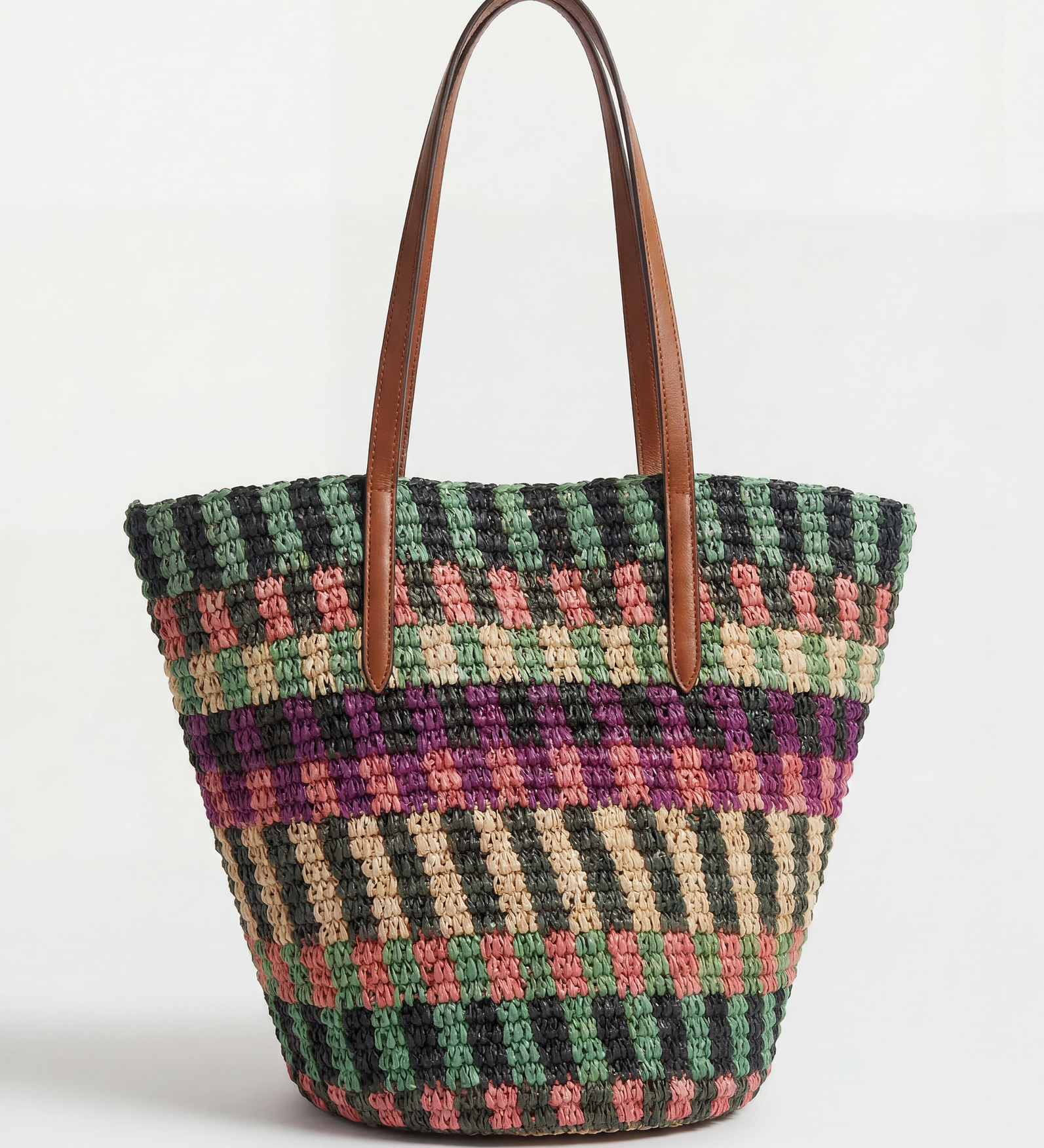 Veronica Beard - Raffia Anchor Basket Tote
