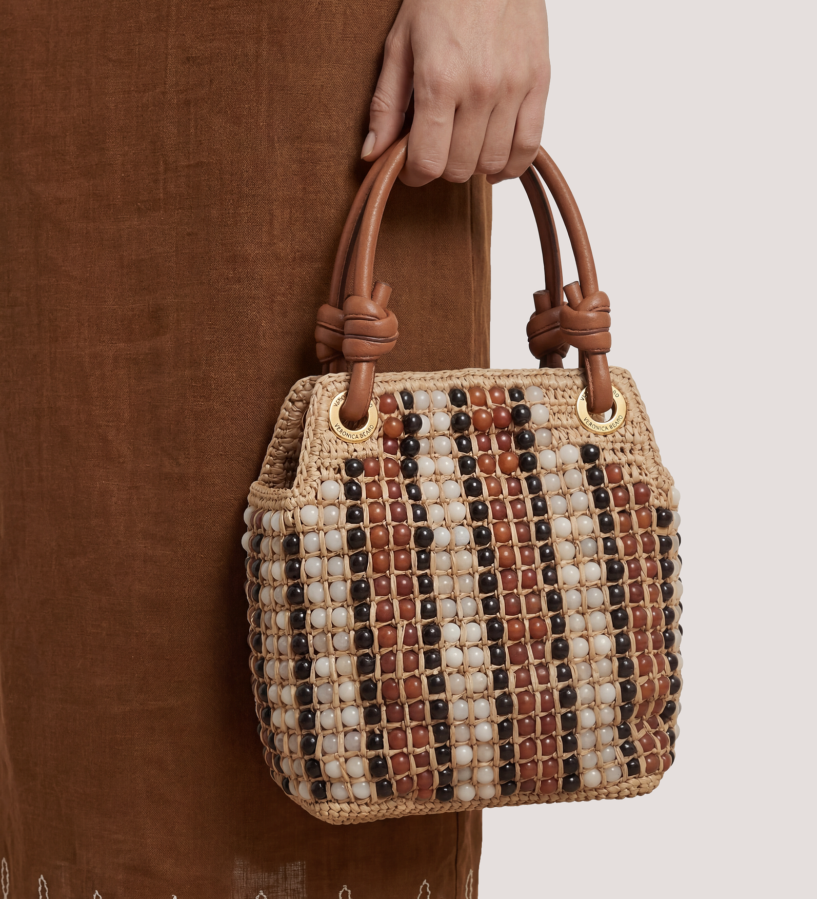 Veronica Beard - Small Beaded Veronica Beard Slouch Bag