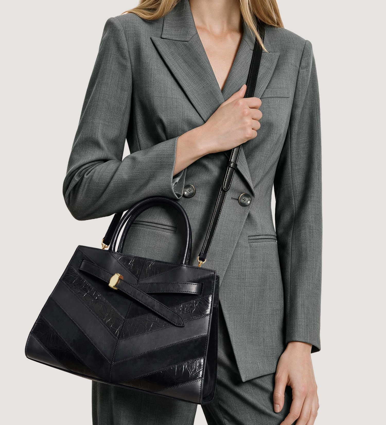 Veronica Beard - Chevron Veronica Beard Dash Bag