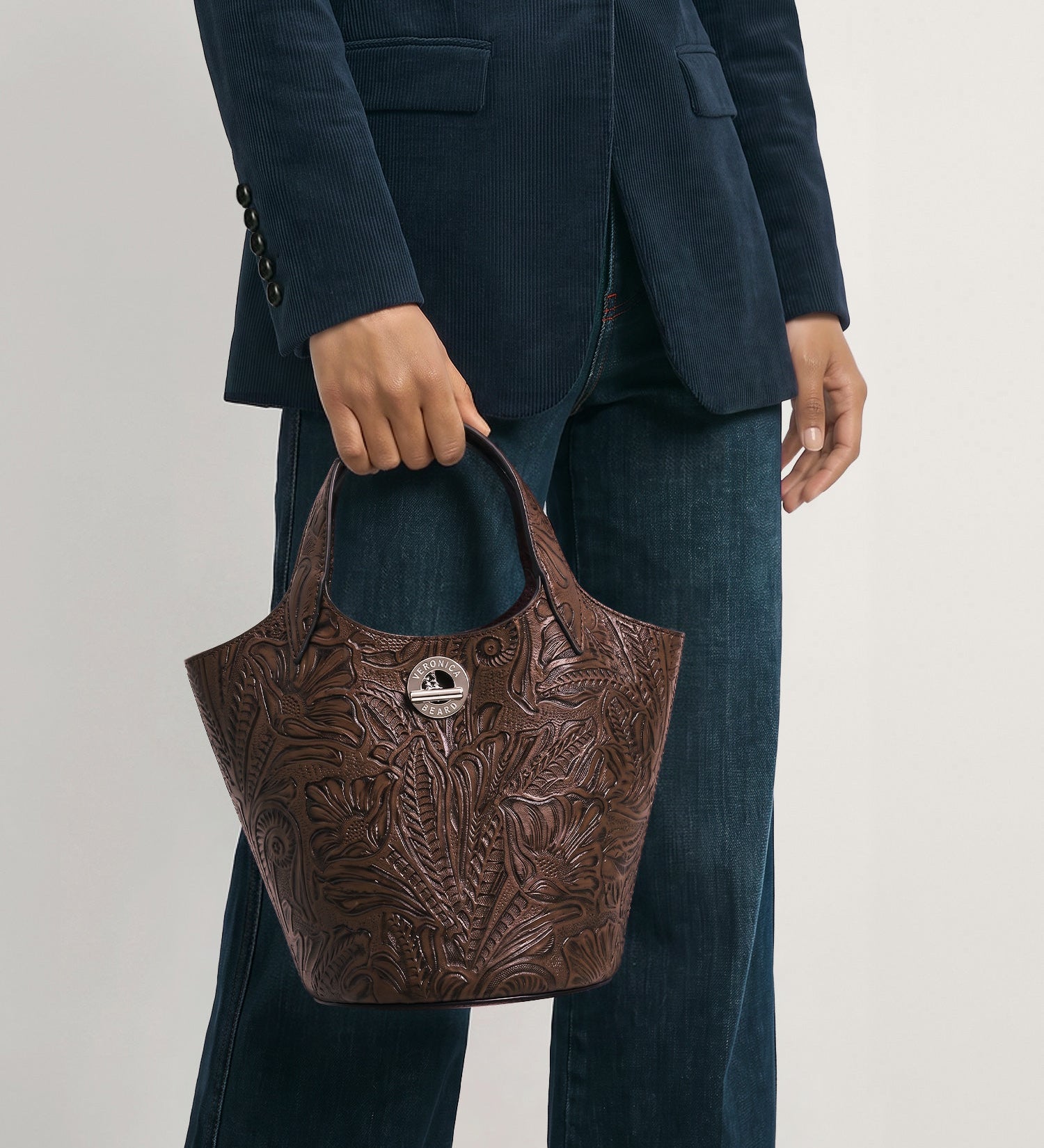 Veronica Beard - Embossed Anchor Bag