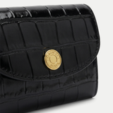 Veronica Beard - Croc - Embossed Flap Card Holder
