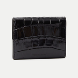 Veronica Beard - Croc - Embossed Flap Card Holder