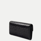 Veronica Beard - Croc - Embossed Crossbody Wallet