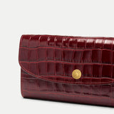 Veronica Beard - Croc - Embossed Crossbody Wallet