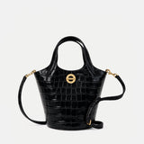 Veronica Beard - Croc - Embossed Anchor Bag